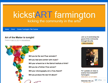 Tablet Screenshot of kickstartfarmington.org